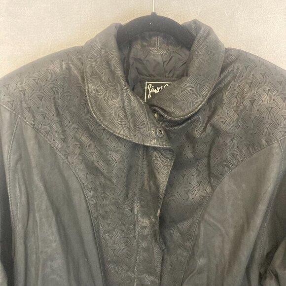 Vintage 80s 90s Gino di Giorgio Comit Leather Bomber Jacket Mens Medium Retro - Picture 11 of 16